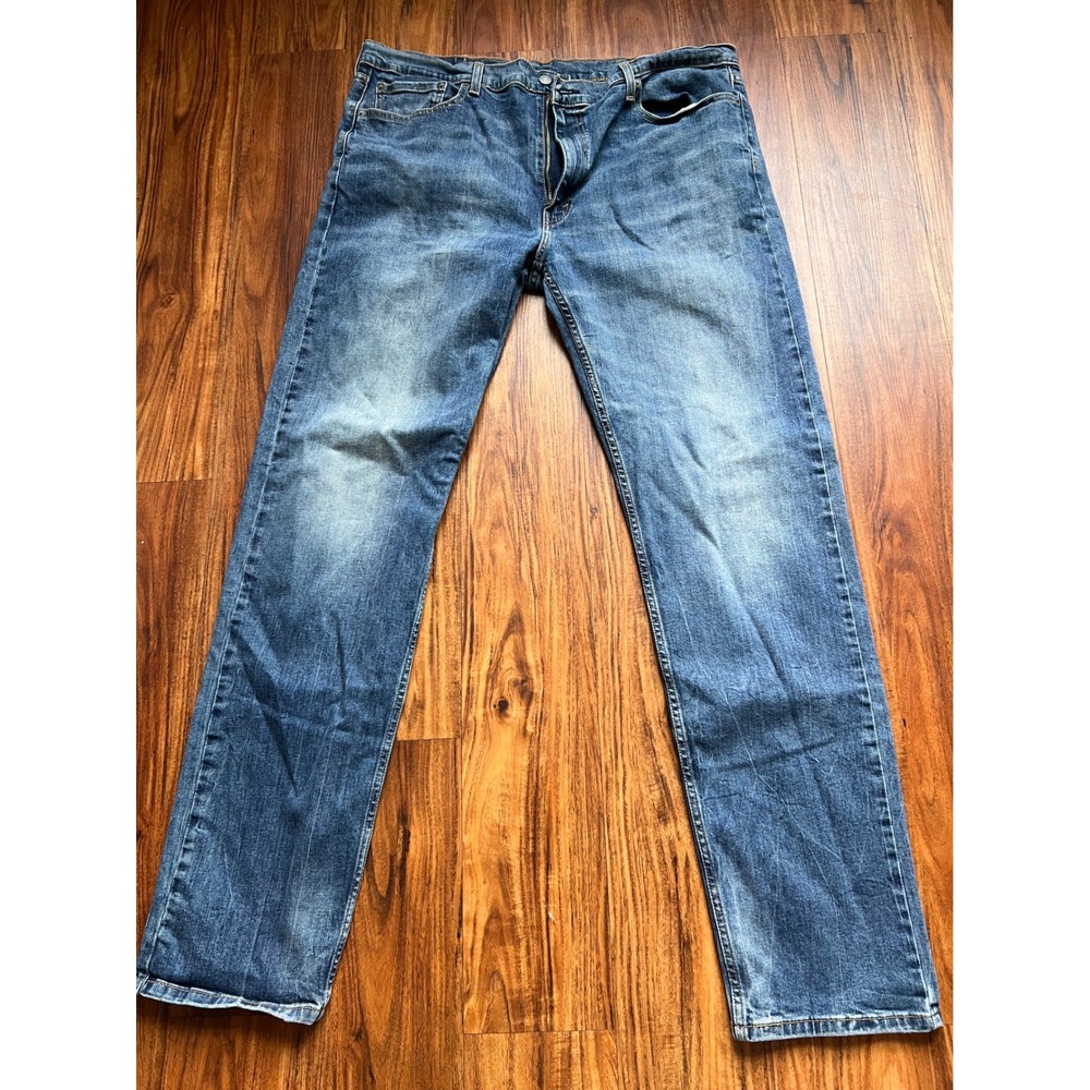 Levi's 502 Regular Taper Jeans Mens 40x32 Blue Good Condition Stretch Denim